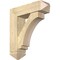 Ekena Millwork Imperial Arts and Crafts Rough Sawn Bracket w/ Offset Brace, Douglas Fir, 8"W x 28"D x 32"H BKT0806X28X32IMP03RDF - alternate 1